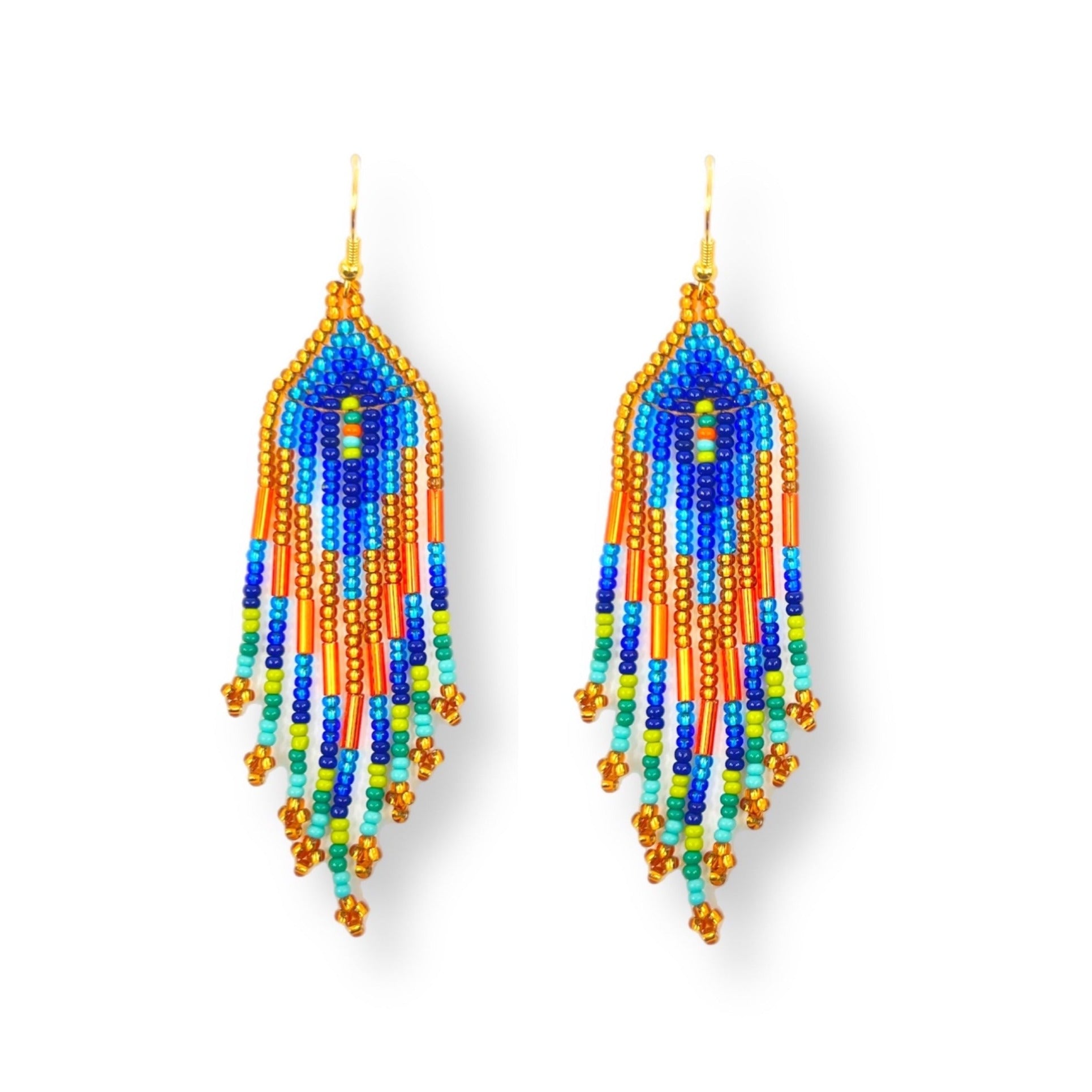 Small beaded deals earrings