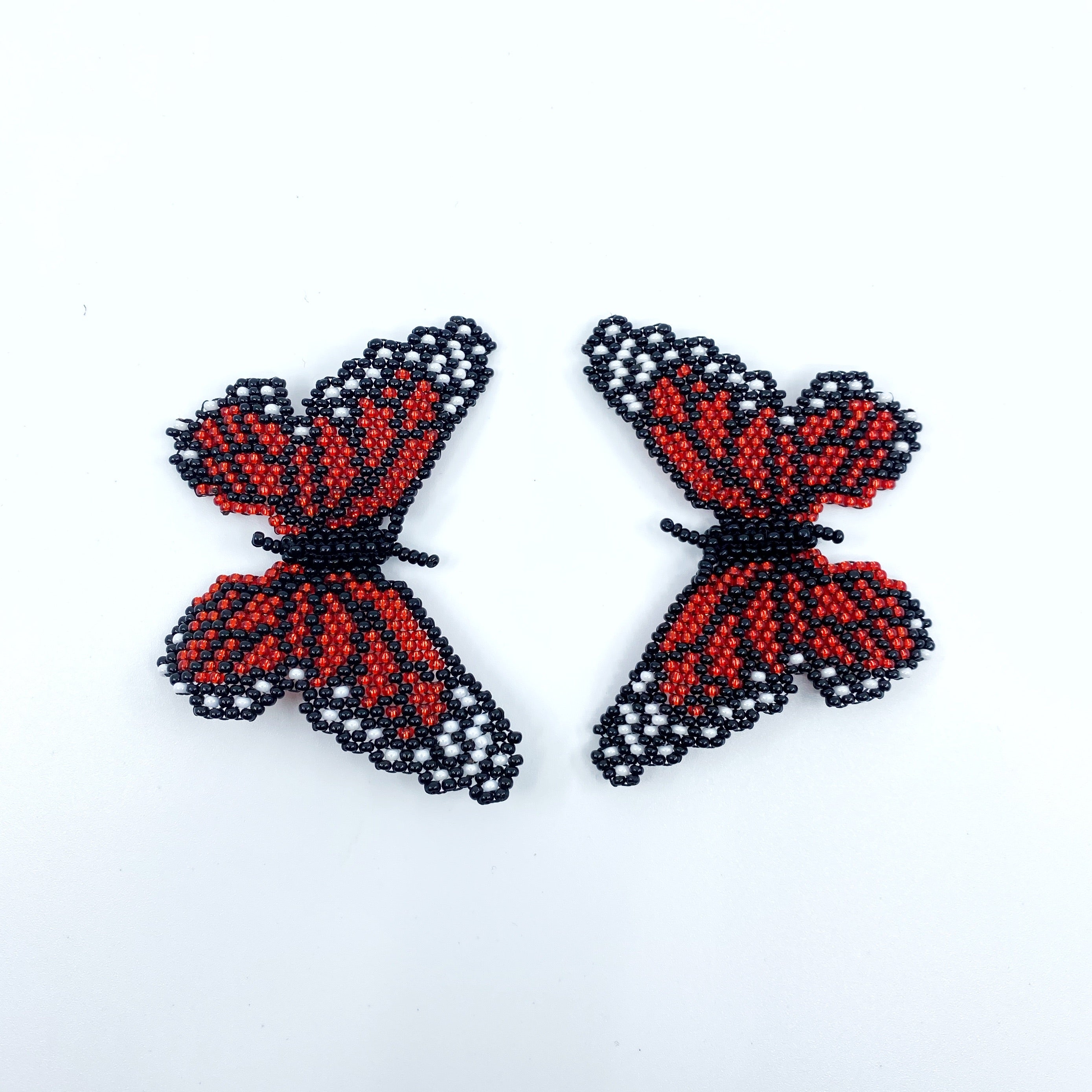 Black on sale butterfly earrings