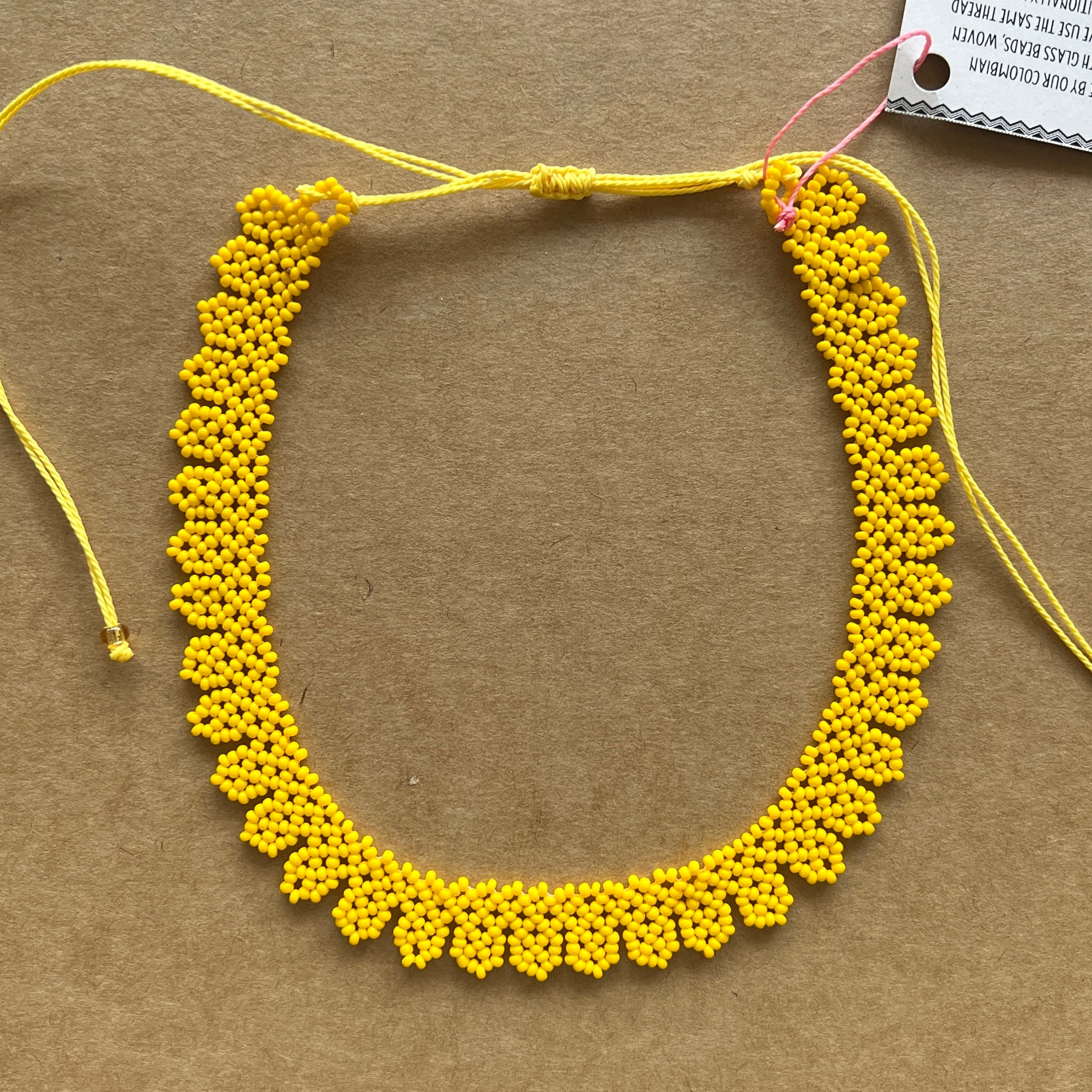 ARCHIVE/SAMPLE | FLOWER CHOKER #29 | YELLOW