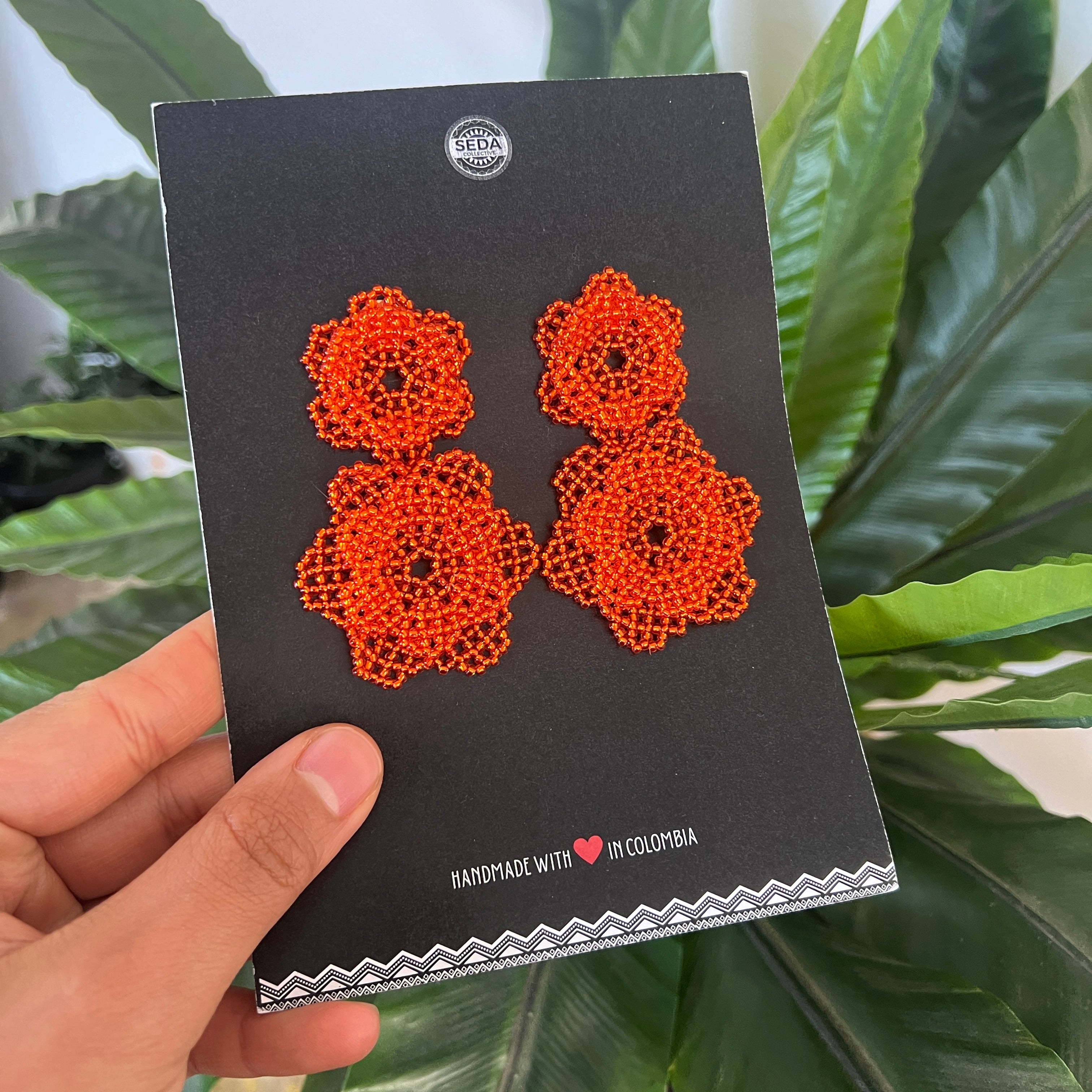 VERA | DOUBLE FLOWER | ORANGE SPARKLE