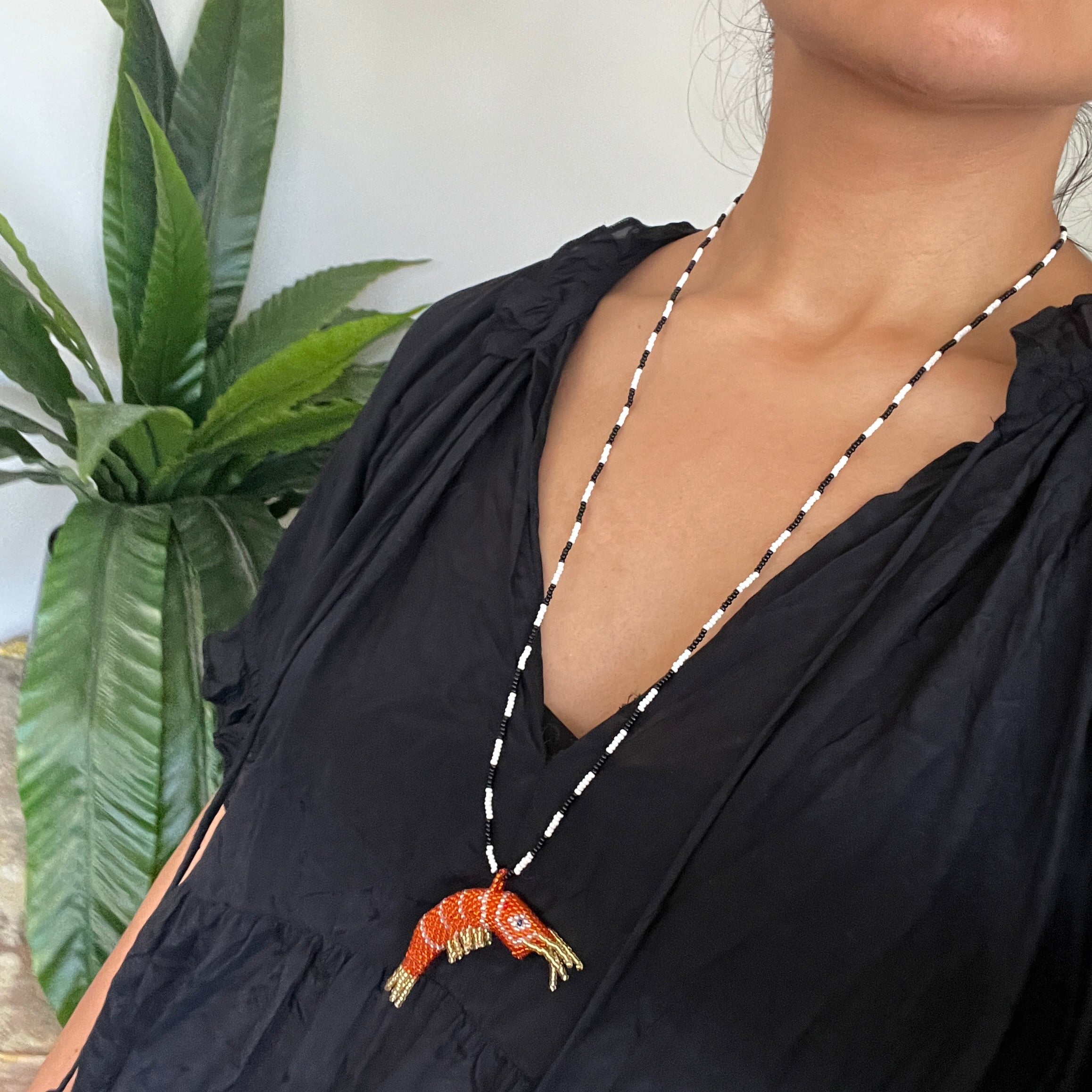 PRAWN AMULET | necklace, charm/ornament