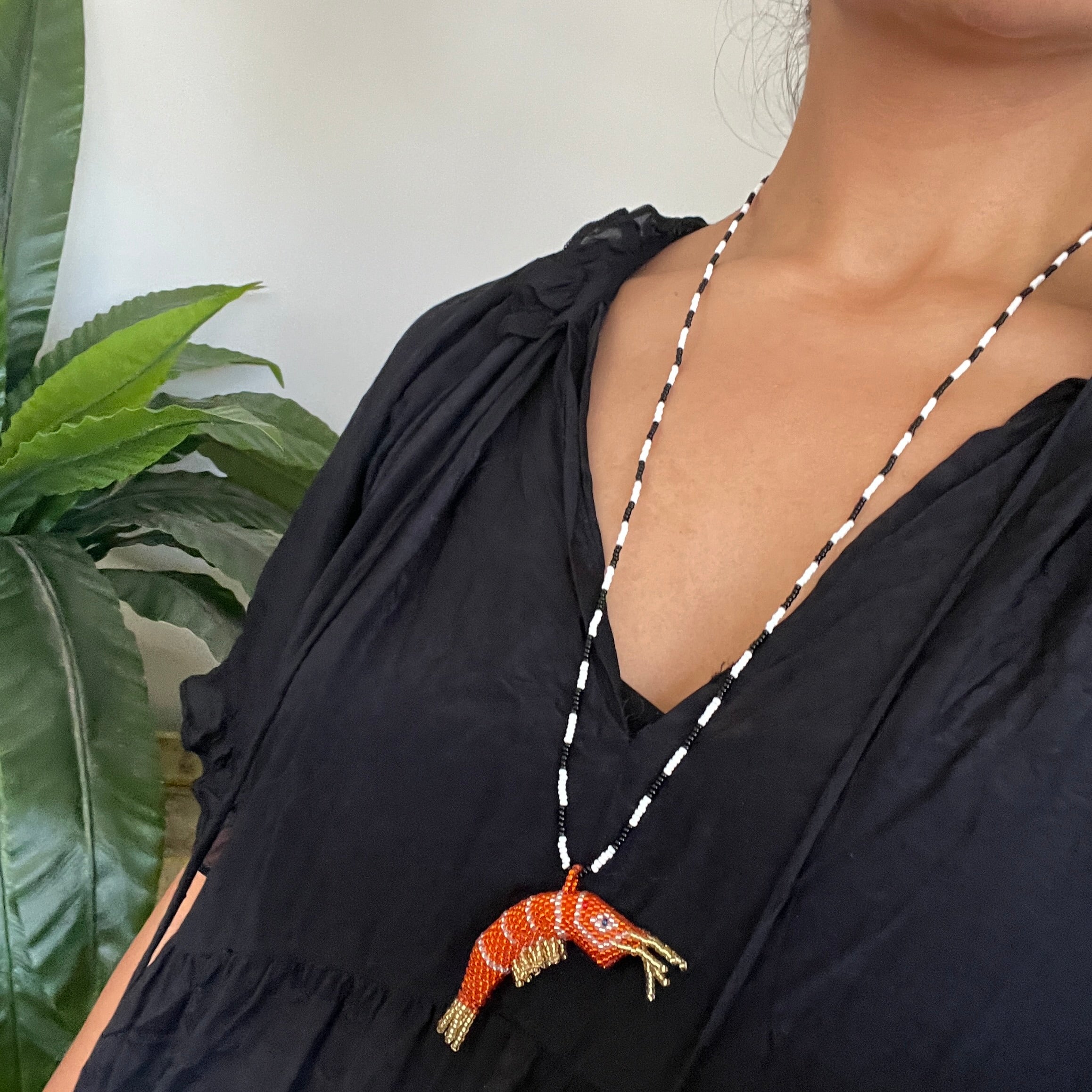 PRAWN AMULET | necklace, charm/ornament