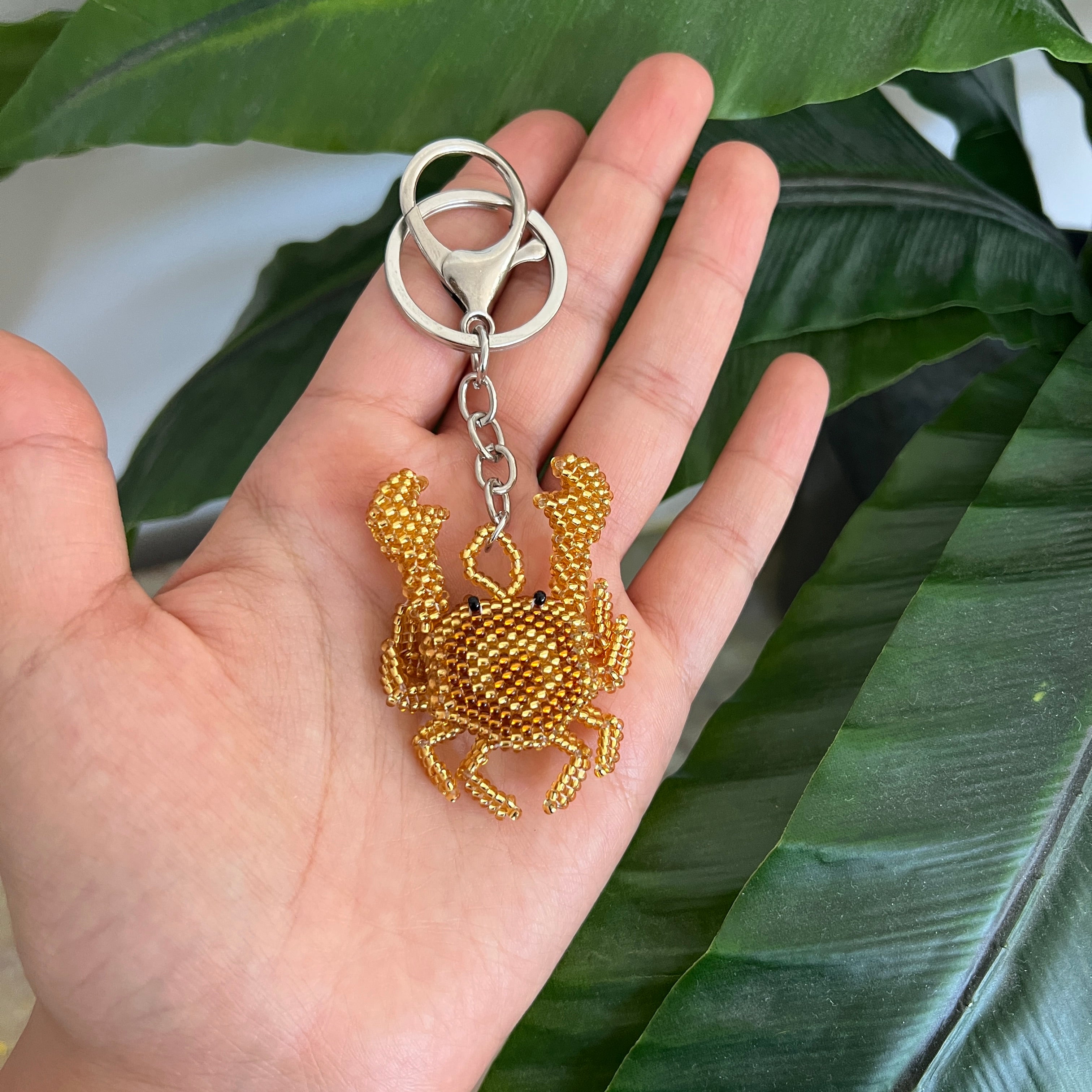 CRAB AMULET | GOLD | necklace, charm/ornament