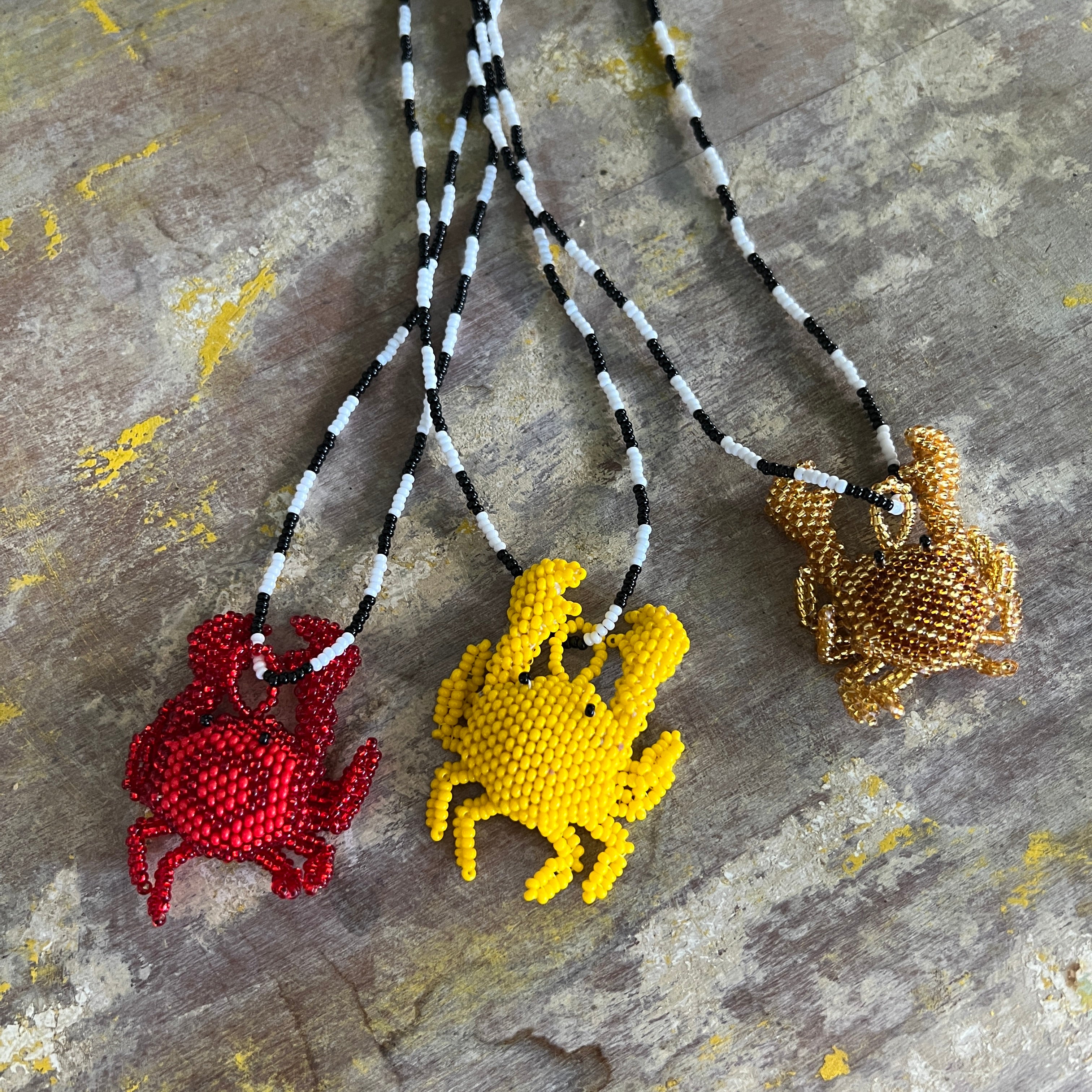 CRAB AMULET | GOLD | necklace, charm/ornament