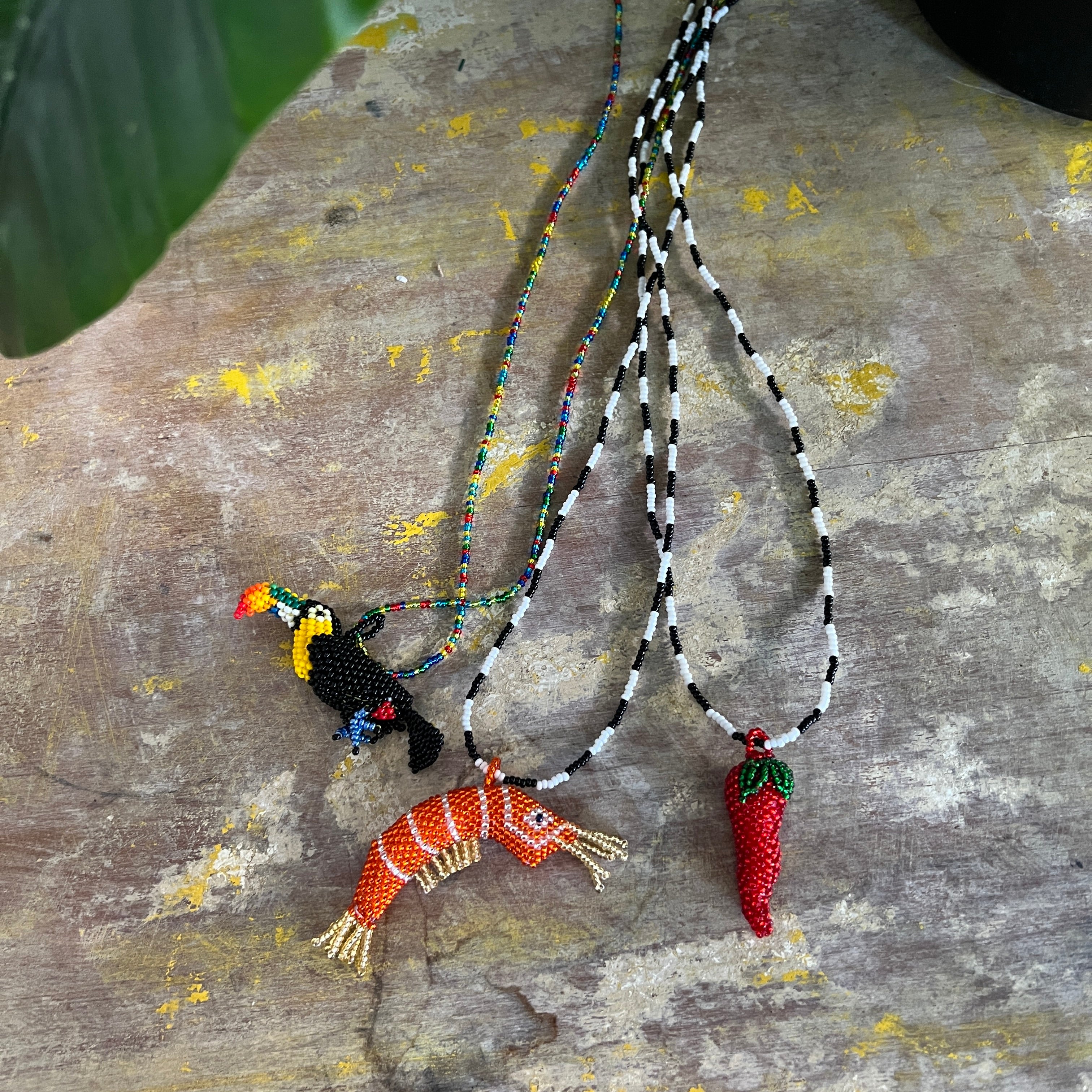 PRAWN AMULET | necklace, charm/ornament