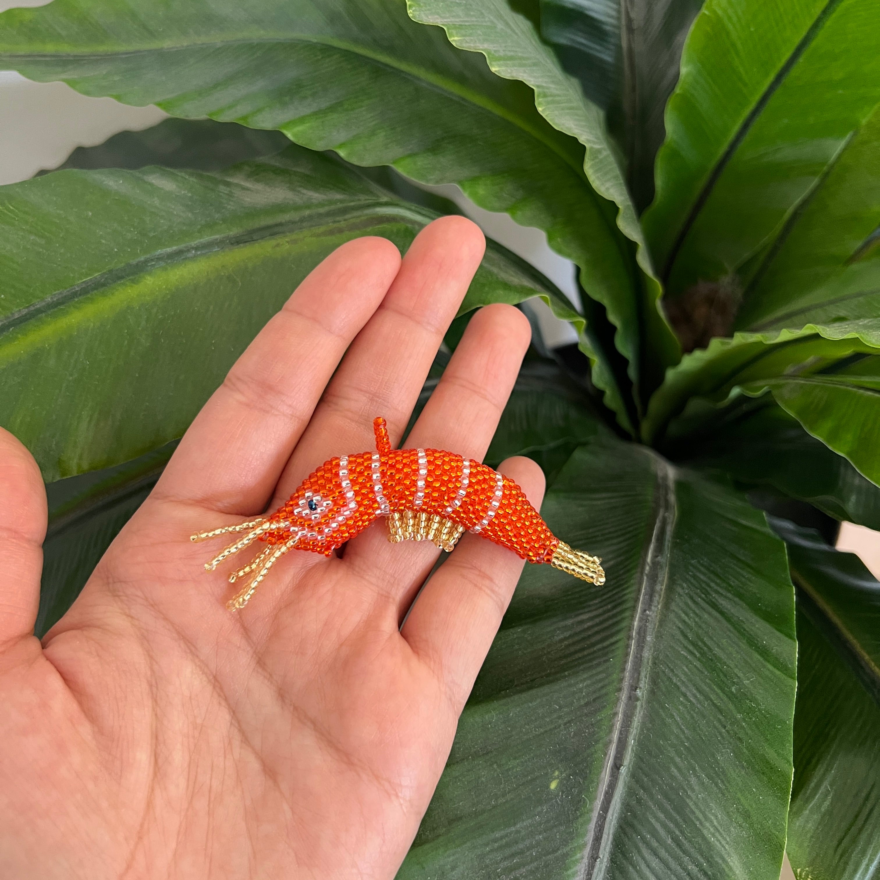 PRAWN AMULET | necklace, charm/ornament