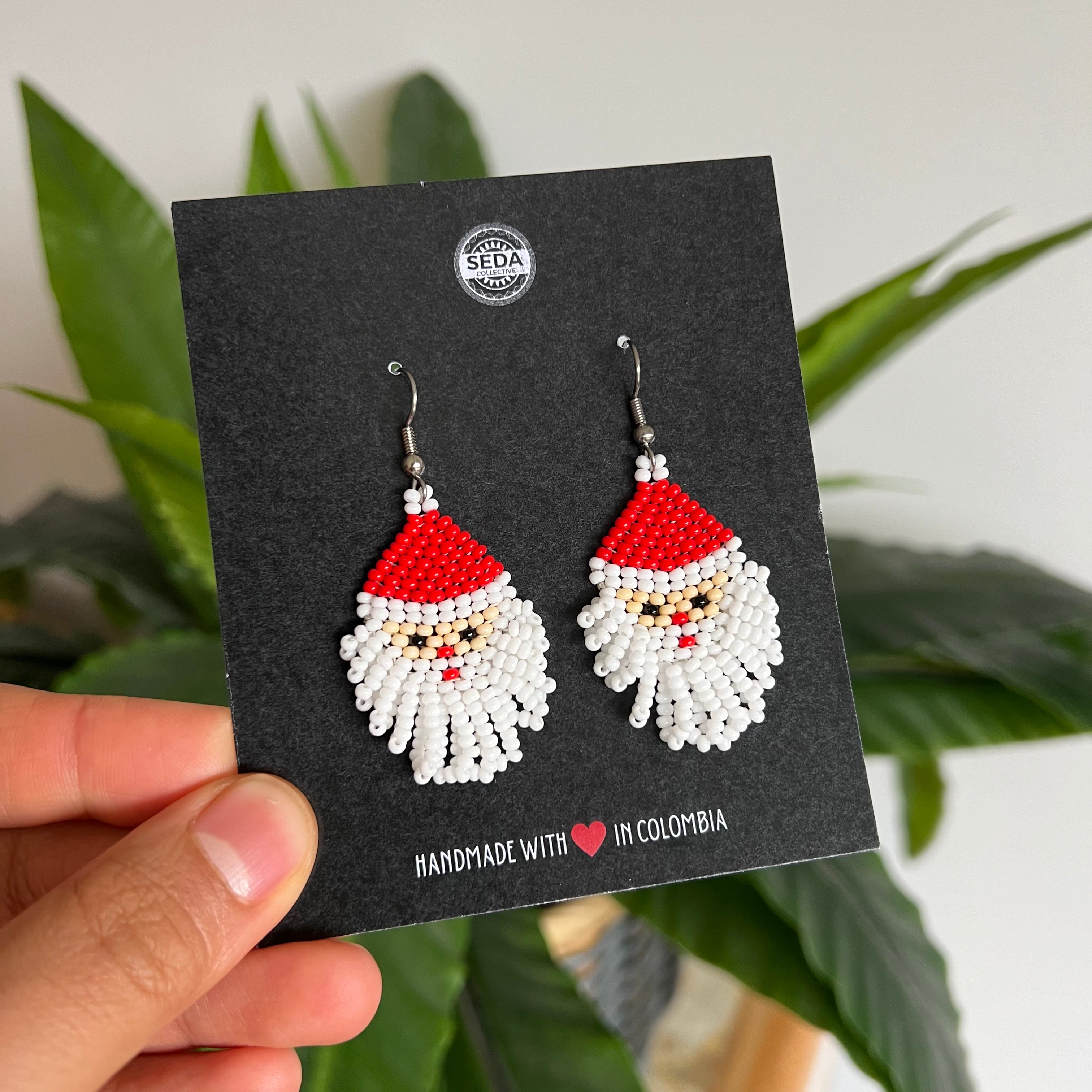 SANTA CLAUS EARRINGS